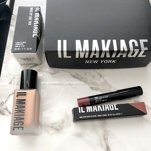 IL MAKIAGE Foundation and Lipstick Set - Nude and Red